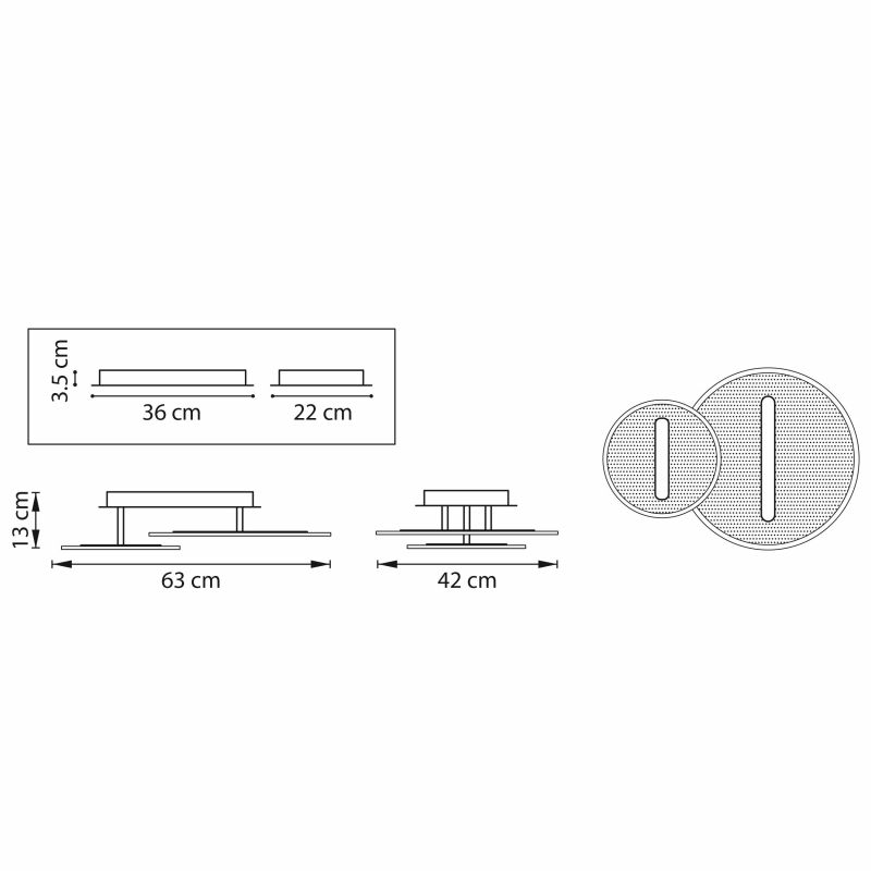 Люстра потолочная Acrile 738053