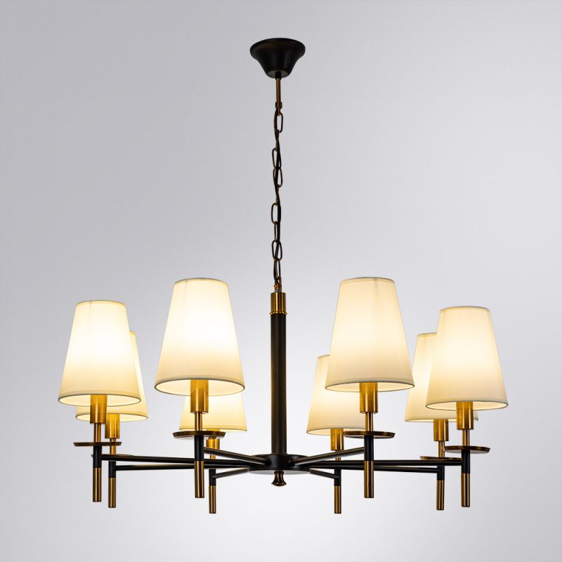 Светильник подвесной Arte Lamp RICCARDO E14 A4075LM-8BK фото 2