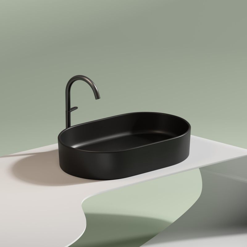 Раковина-чаша Ceramica Nova Element CN6048MB 60 см, черный фото 10