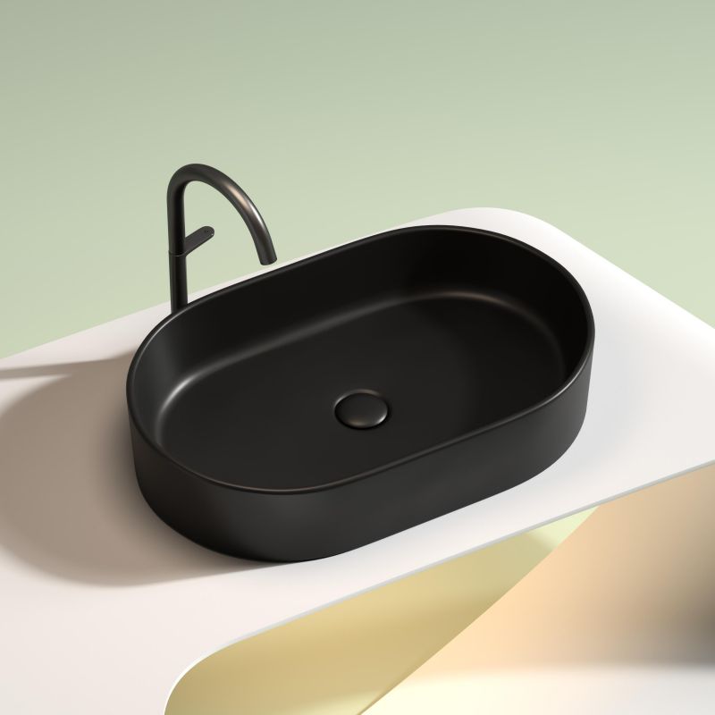 Раковина-чаша Ceramica Nova Element CN6048MB 60 см, черный фото 2