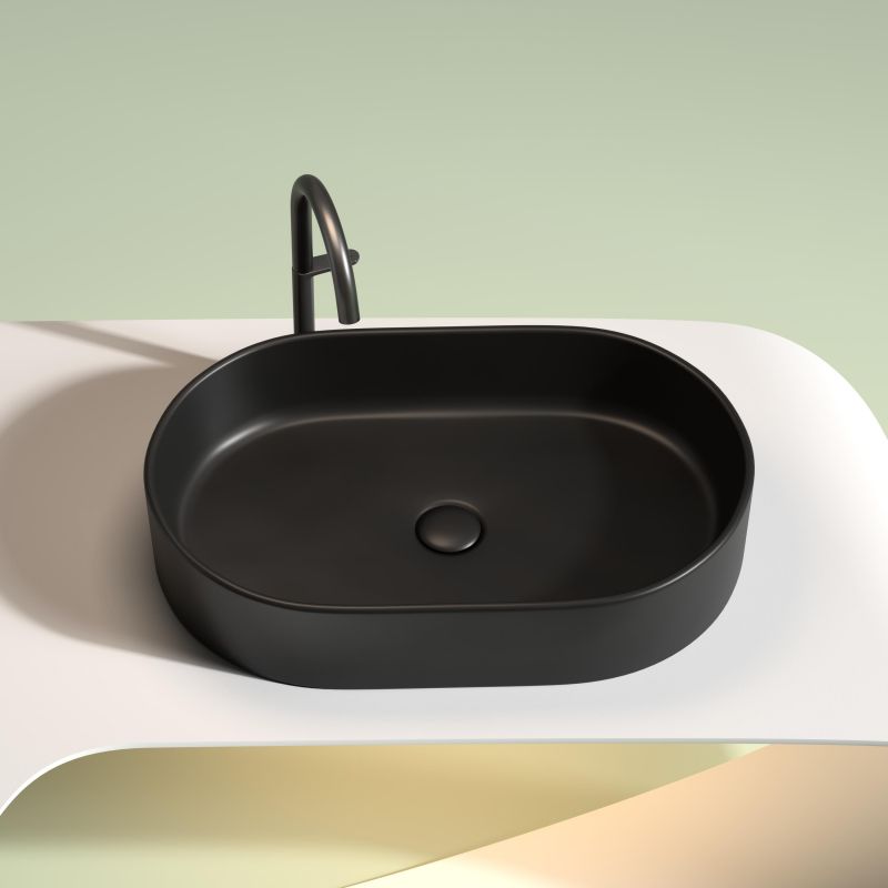 Раковина-чаша Ceramica Nova Element CN6048MB 60 см, черный фото 4