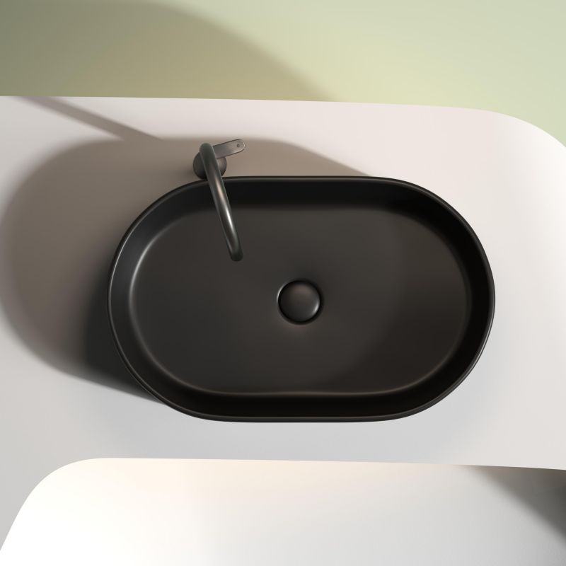 Раковина-чаша Ceramica Nova Element CN6048MB 60 см, черный фото 5