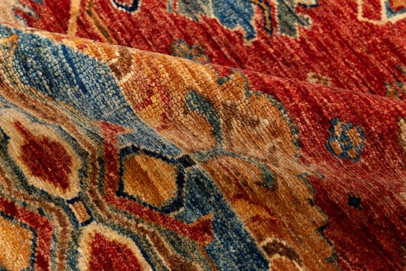 Пакистанский ковер из шерсти Carpet «KAZAK ROYAL» 231611-RED-RED 248 x 306 см фото 6