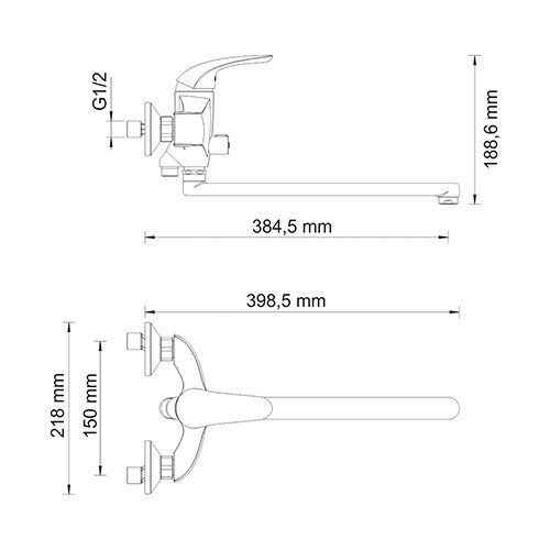 Смеситель WasserKRAFT Rossel 2802L