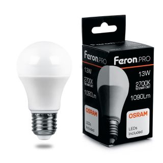 Лампа светодиодная Feron 13W E27 2700K 38032
