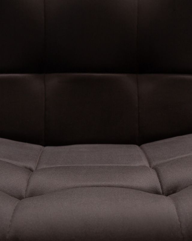 Обеденный стул Dobrin 005 DOBRIN CHILLY, цвет сиденья эспрессо Holland 74, цвет основания черный