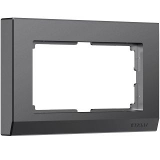 Рамка для двойной розетки Stark (графит матовый) Werkel W0081864