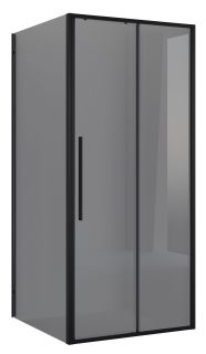 Душевой уголок Niagara Nova NG-85-11TB-TB80-34, 110х80 см, профиль черный, стекло тонированное