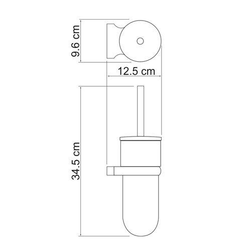 Щетка для унитаза WasserKRAFT Berkel K-6827