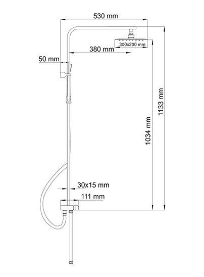 Душевой комплект WasserKRAFT A042