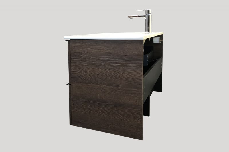 Тумба с раковиной Comforty Франкфурт 00004150657 шоколад фото 10