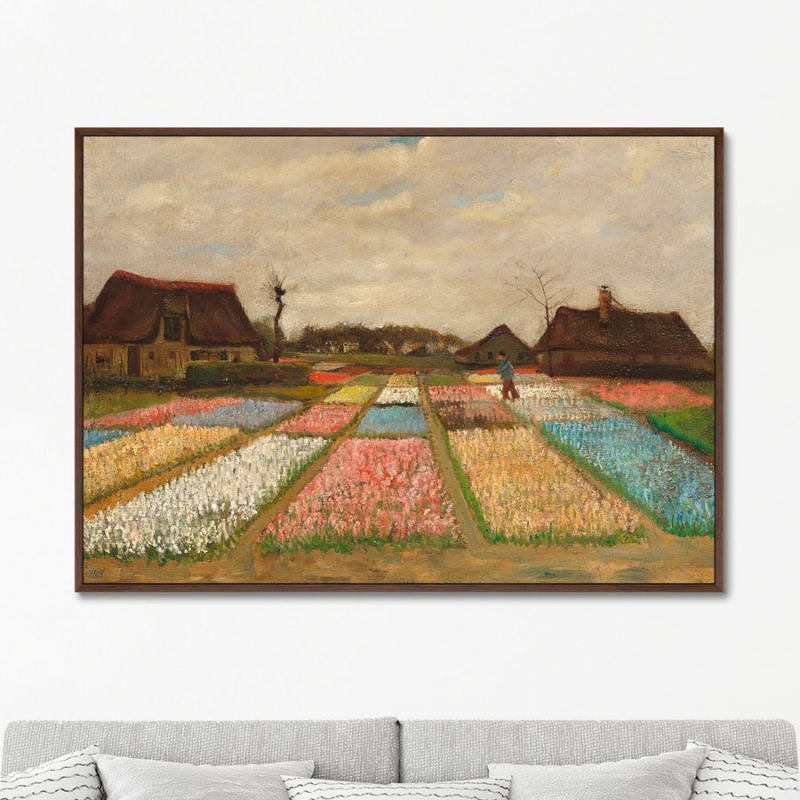 Картина Flower beds in Holland, 1883г. BD-1763563