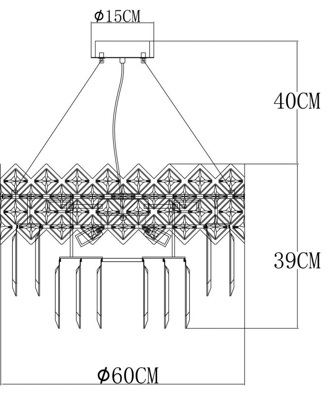 Люстра подвесная Arte Lamp WEZEN A1006SP-10CC