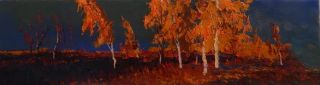 Картина "Осенью" 80x25 Головченко Алексей
