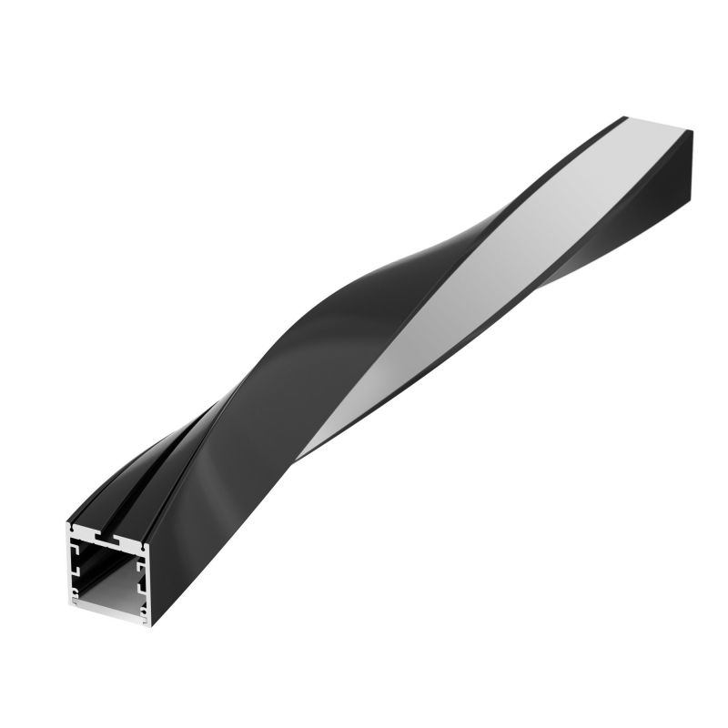 Профиль SL-ARC-3535-TWIST180-500 BLACK (Arlight, Алюминий) фото 2