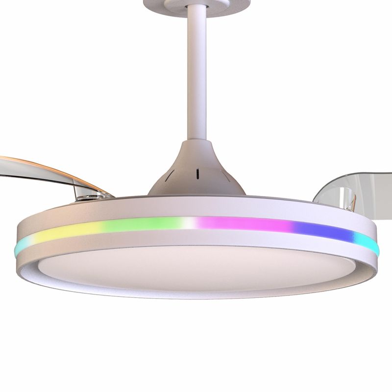Люстра потолочная-вентилятор Mantra RAFAGA LED 3000-6500К (теплый,белый,холодный) 8727 фото 3