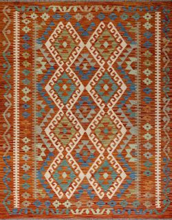 Пакистанский ковер из шерсти Carpet «KILIM» 23-15694 158 x 198 см
