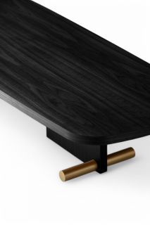 Стол Nomon MESAS NOVA 3 Black Ash/Gold BD-3115444