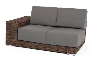 Модуль диванный правый с подушками 4SIS Капри, коричневого цвета BD-3128326