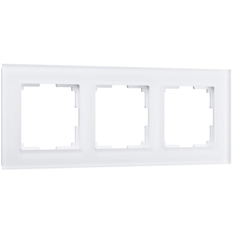Рамка на 3 поста (белый матовый) Werkel W0031105 фото 1