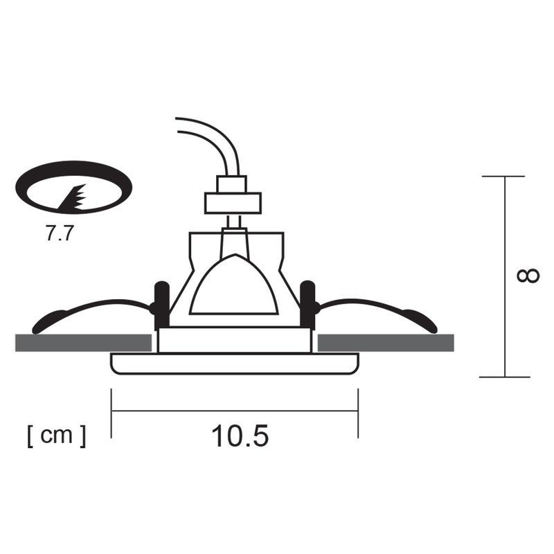 Светильник потолочный Arte Lamp A6667 A6667PL-1WH