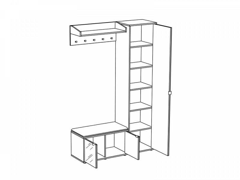 Композиция Latte №1 ОГОГО Обстановочка белый BD-1746307