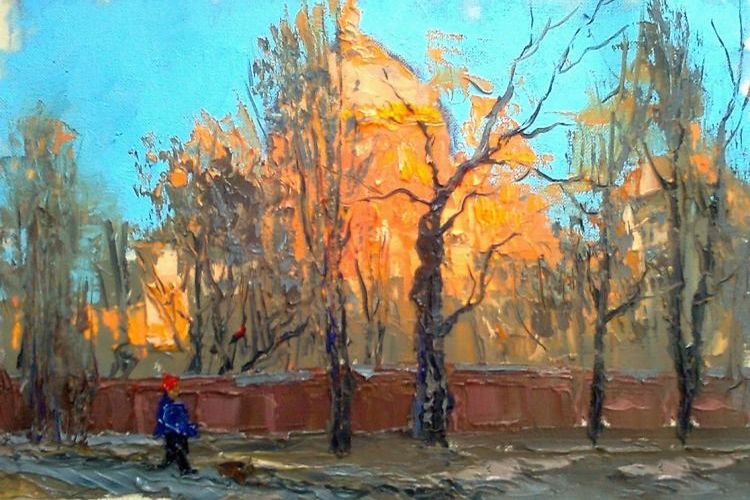 Картина "Солнечное настроение" 40x25 Головченко Алексей
