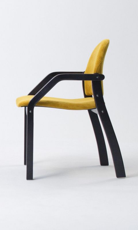 Стул-кресло Джуно 2.0 чёрный/жёлтый Z112816B16