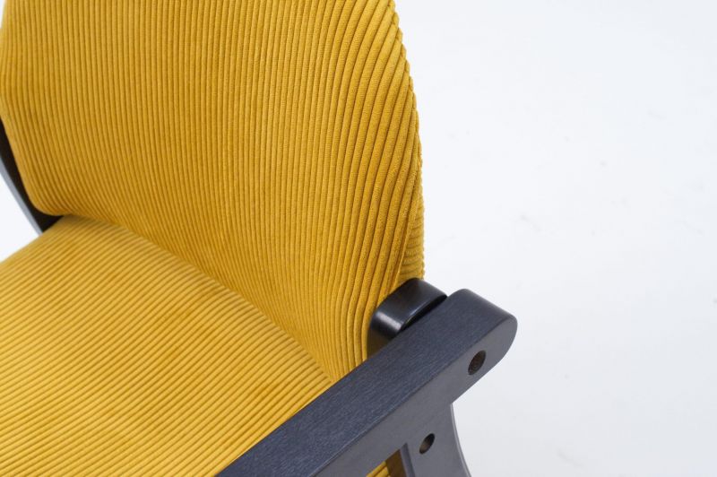 Стул-кресло Джуно 2.0 чёрный/жёлтый Z112816B16
