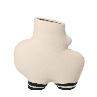 Ваза Sotogrande White sand ceramic vase BD-3048806