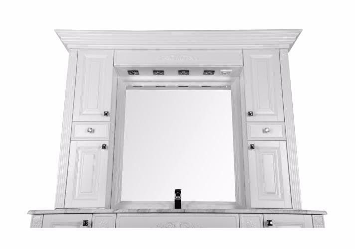 Зеркальный шкаф Aquanet Кастильо 160 183178 белый
