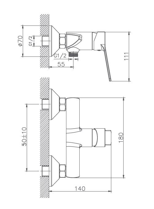 Смеситель с гигиеническим душем Haiba HB559 HB55559 фото 2