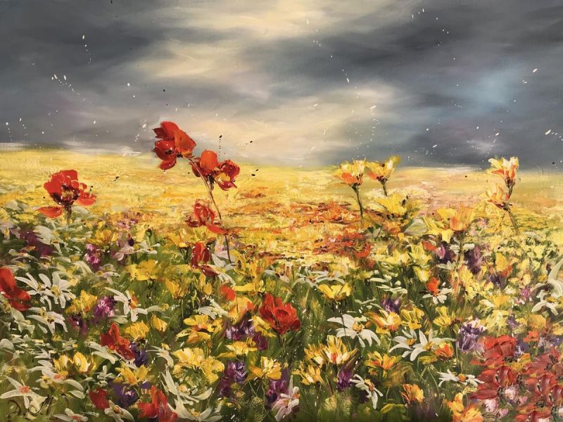 Картина "Аромат летних цветов" Маливани Диана
