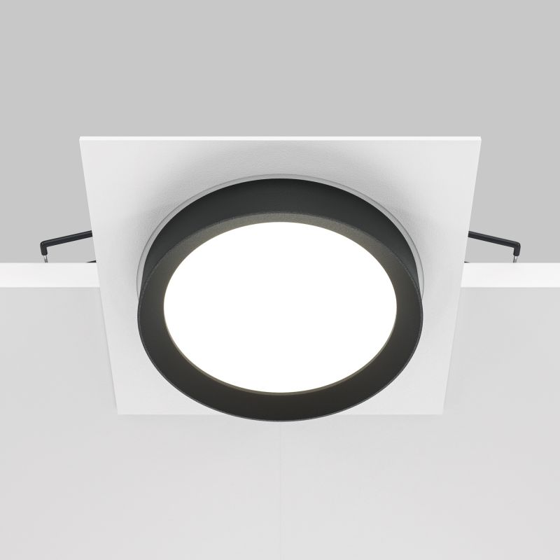 Встраиваемый светильник Maytoni Downlight Hoop DL086-GX53-SQ-WB