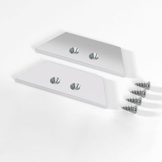 Комплект заглушек для накладного алюминиевого профиля светодиодной ленты (1 пара) ZL-2-ALP022 4690389205149