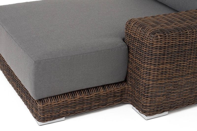 Кушетка 4SIS Капри из искусственного ротанга, коричневого цвета BD-3128330 фото 7