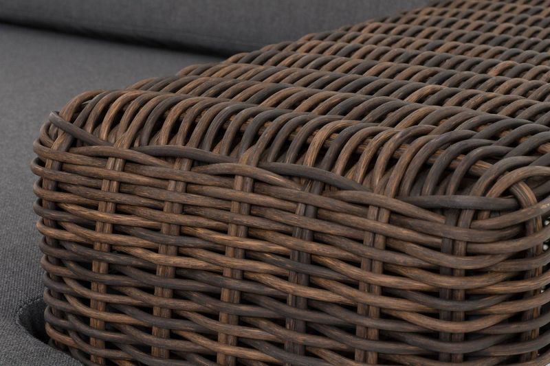 Кушетка 4SIS Капри из искусственного ротанга, коричневого цвета BD-3128330 фото 6