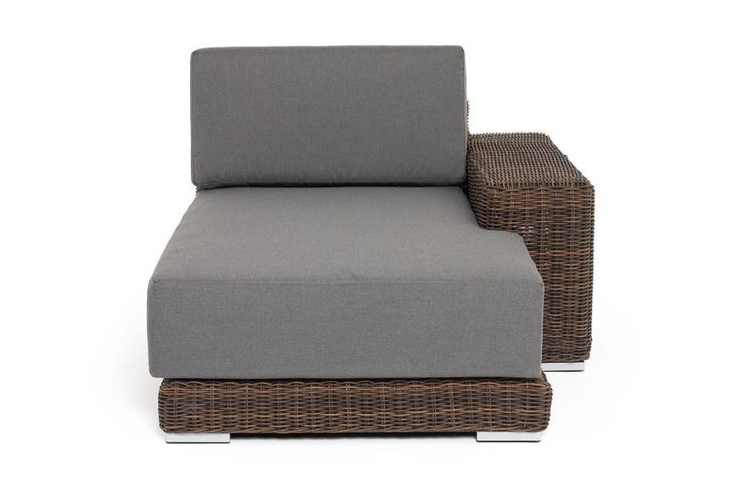 Кушетка 4SIS Капри из искусственного ротанга, коричневого цвета BD-3128330 фото 2