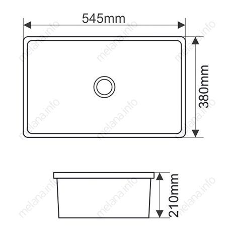 Раковина Melana 540T-805 фото 2
