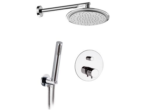 Комплект для душа Remer Minimal Thermo NT09S02 с внутренней частью фото 1