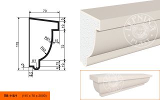 Подоконник Lepninaplast ПВ-115/1