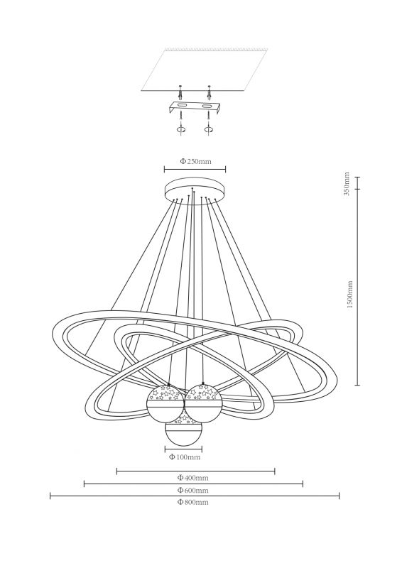Подвесной светильник Velante 431-103-06