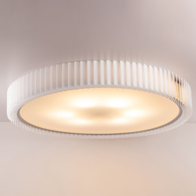 Подвесной светильник Woodled Rotor Chandelier white acrylic , 1000 , на струнном подвесе R-04-1000 фото 1