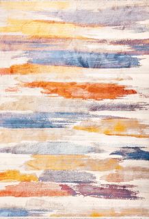 Турецкий ковер из полиэфирного шёлка Carpet «MYSTIC» 1084A-KEMIK-NAVY 120 x 180 см