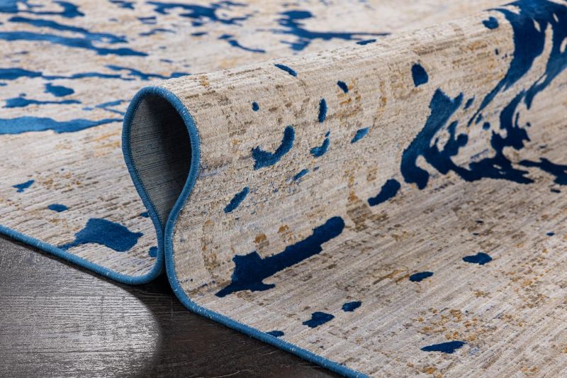 Иранский ковер из вискозы и полиэстера Carpet «JAZZY Collection» 8531-BLU 240 x 340 см фото 7