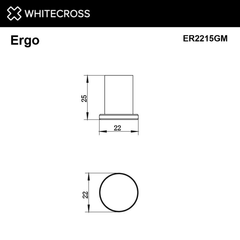 Крючок WHITECROSS Ergo ER2215GM, оружейная сталь