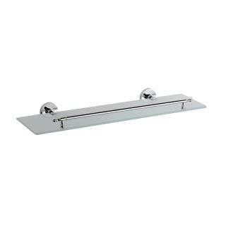 Полка стеклянная Haiba HB1707 хром