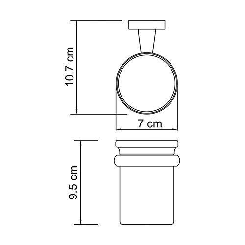 Стаканчик WasserKRAFT Lippe K-6528