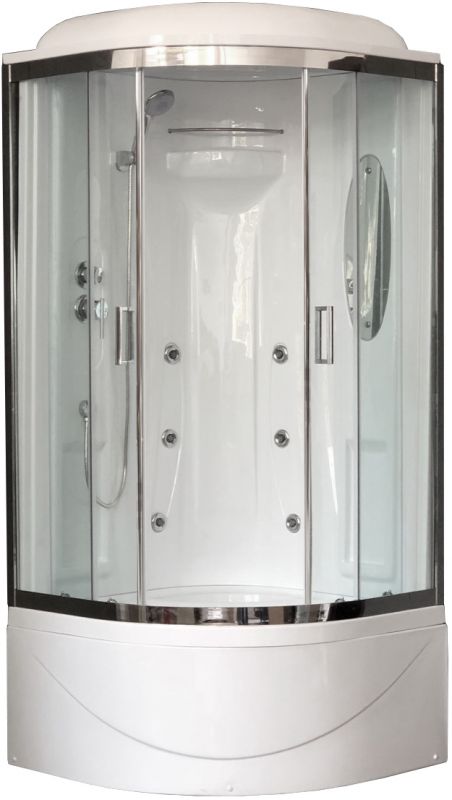 Душевая кабина Royal Bath RB 90BK2-T-CH 90x90 фото 1