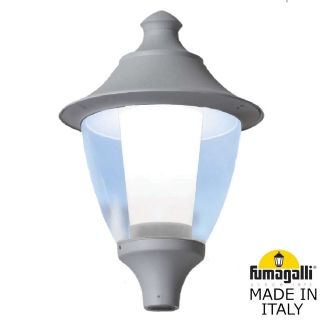 Уличный фонарь на столб Fumagalli GINO серый, прозрачный F50.000.000.LXH27